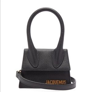 Jacquemus Le Chiquito Black Grained Leather Bag